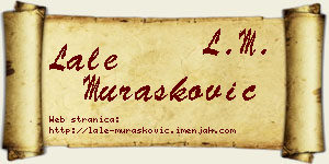 Lale Murašković vizit kartica